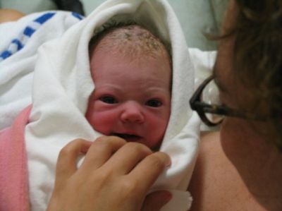 Maria has just been born